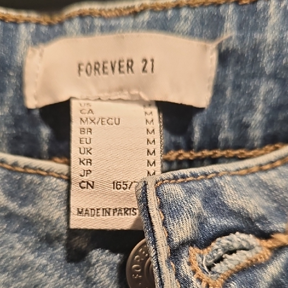 Forever 21 Light Blue Denim Pants